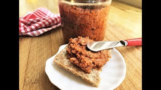 SAVORY WALNUT SPREAD RECIPE I Cevizli Tarator I Easy party food, appetizer