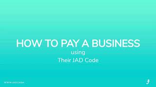 How to pay a business using their JAD code. screenshot 4