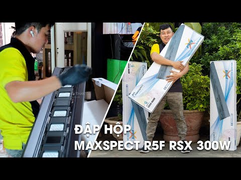 Video Khui hộp MAXSPECT R5F RSX 300W - Đèn LED thủy sinh... - youtube