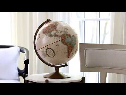 Replogle Franklin Antique Desk Globe