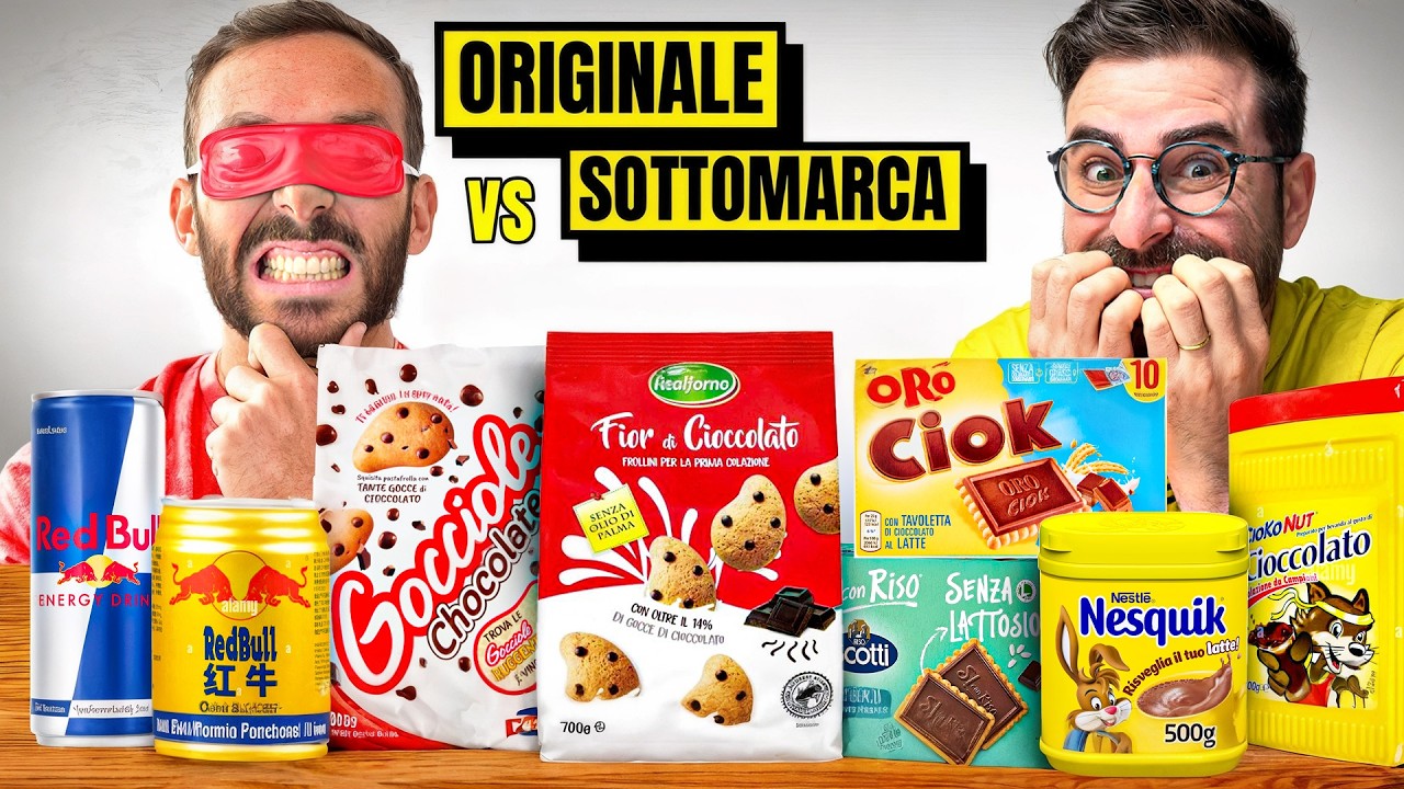 Sai RICONOSCERE L'ORIGINALE vs la SOTTOMARCA?! *Sfida Impossibile*