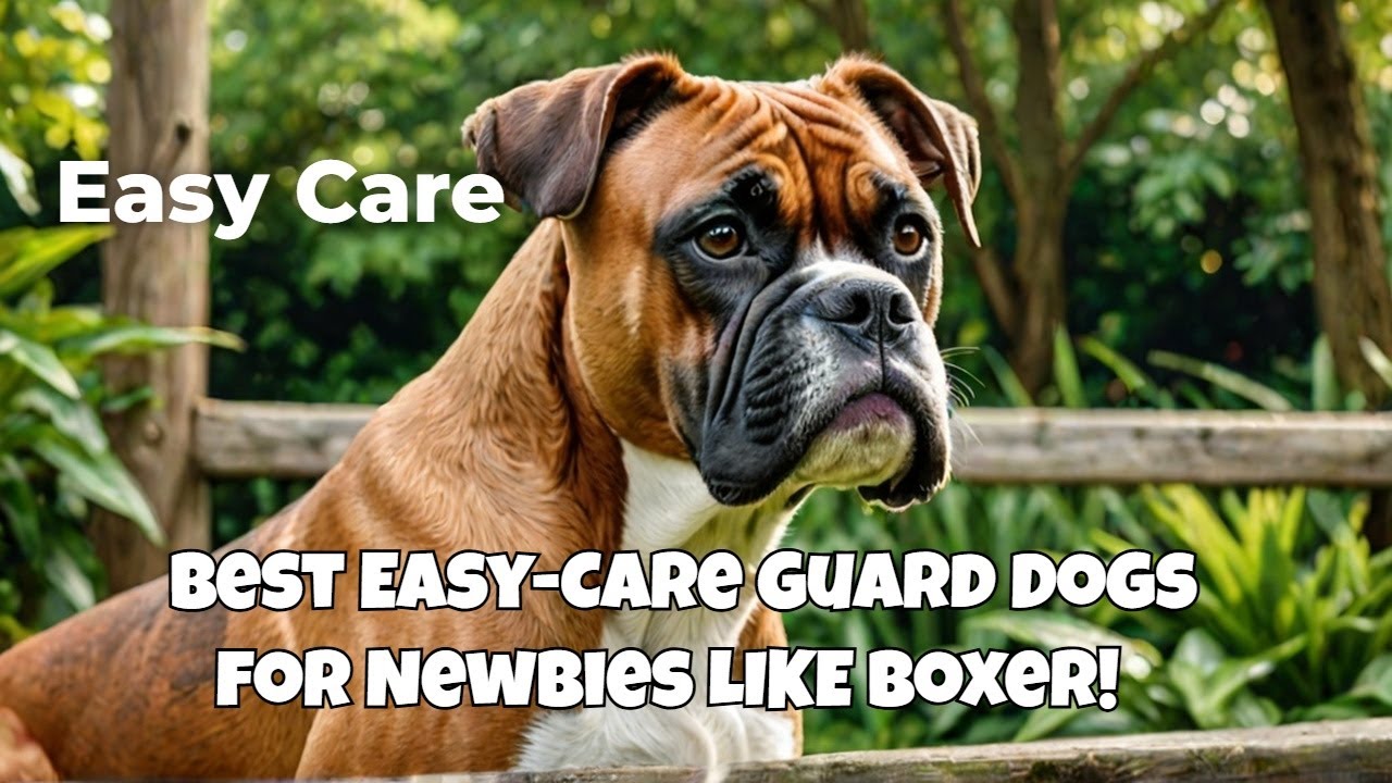 Best Easy Care Guard Dogs for Newbies LIKE Boxer!