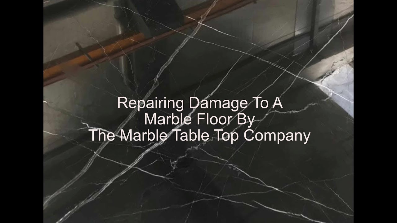 How To Repair A Scratched Marble Table Top Or Floor Youtube