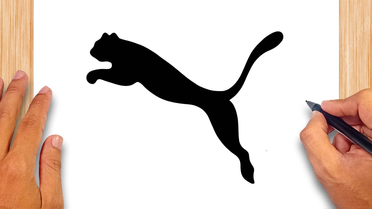 How to draw Puma Logo - YouTube