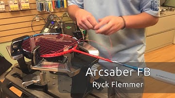 Time Lapse: How to String a Yonex Arcsaber FB Badminton Racquet