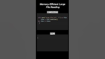 Beginner😅 vs Pro😎: Read Files Smartly🚀 #python #programming #coding #shorts #trending #youtube #tips