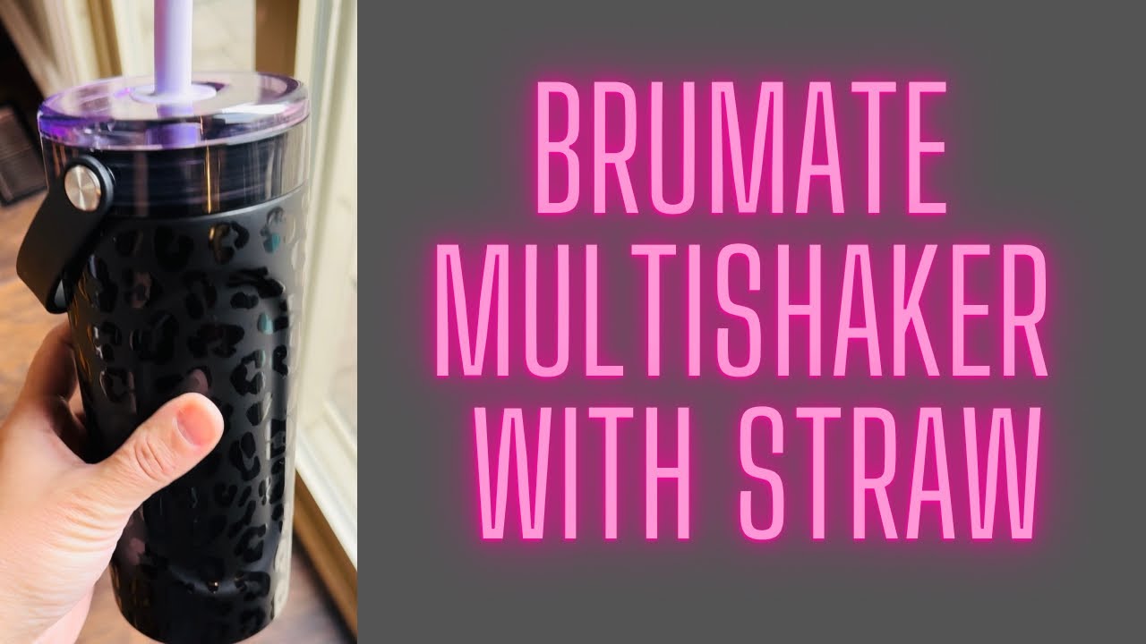 Currently me talking to my @bru.mate MultiShaker with Straw + Lid