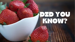 "The Unique Secret of Strawberries ๐ | Mind-Blowing Facts"