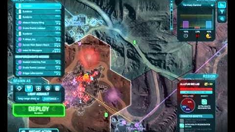 Planetside 2 bug on top of Allatum Biolab