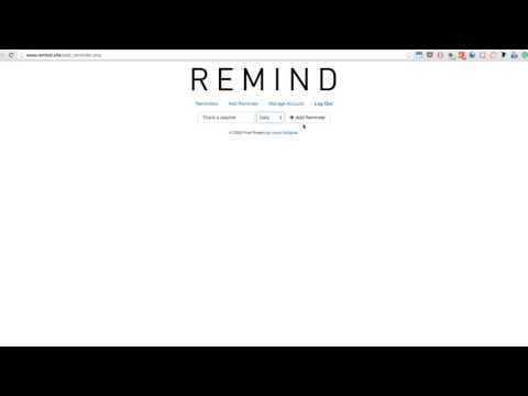 www.remind.site - CS50 Final Project by Lance Katigbak