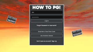 How To Pg Tutorial