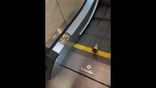 Lady Get Her High Heels Stuck At The Bottom Escalator Berland Mall Atlanta Georgia