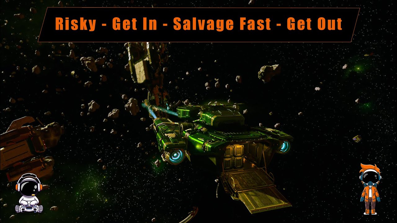 New Risky Salvage Mission In Star Citizen Get In, Get Out YouTube