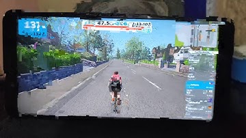 Zwift with spinbike, garmin ant+ sensors on android