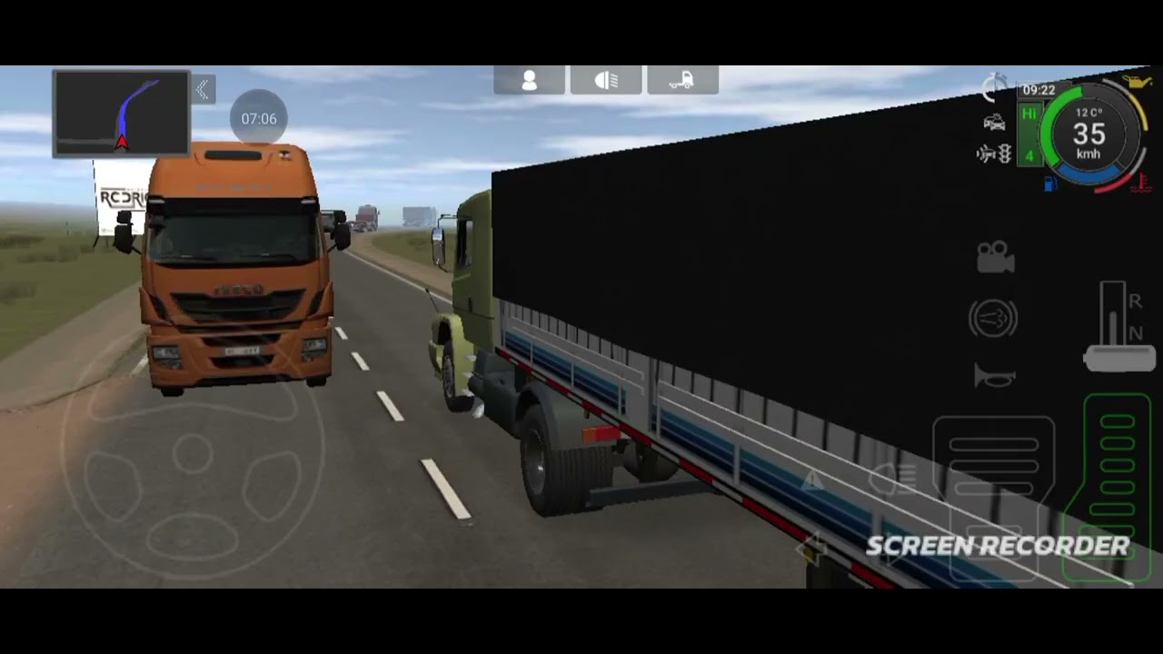 Primeira viagem no Brasil 😊🇧🇷+graneleira, teve um acidente na minha frente 😐tadinho da R360 npc 😕.