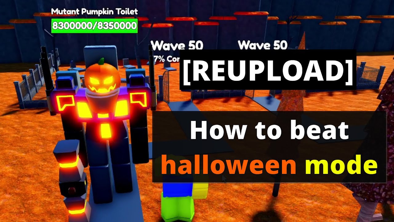 [REUPLOAD] This is How I beat the *NEW* halloween mode.. - YouTube