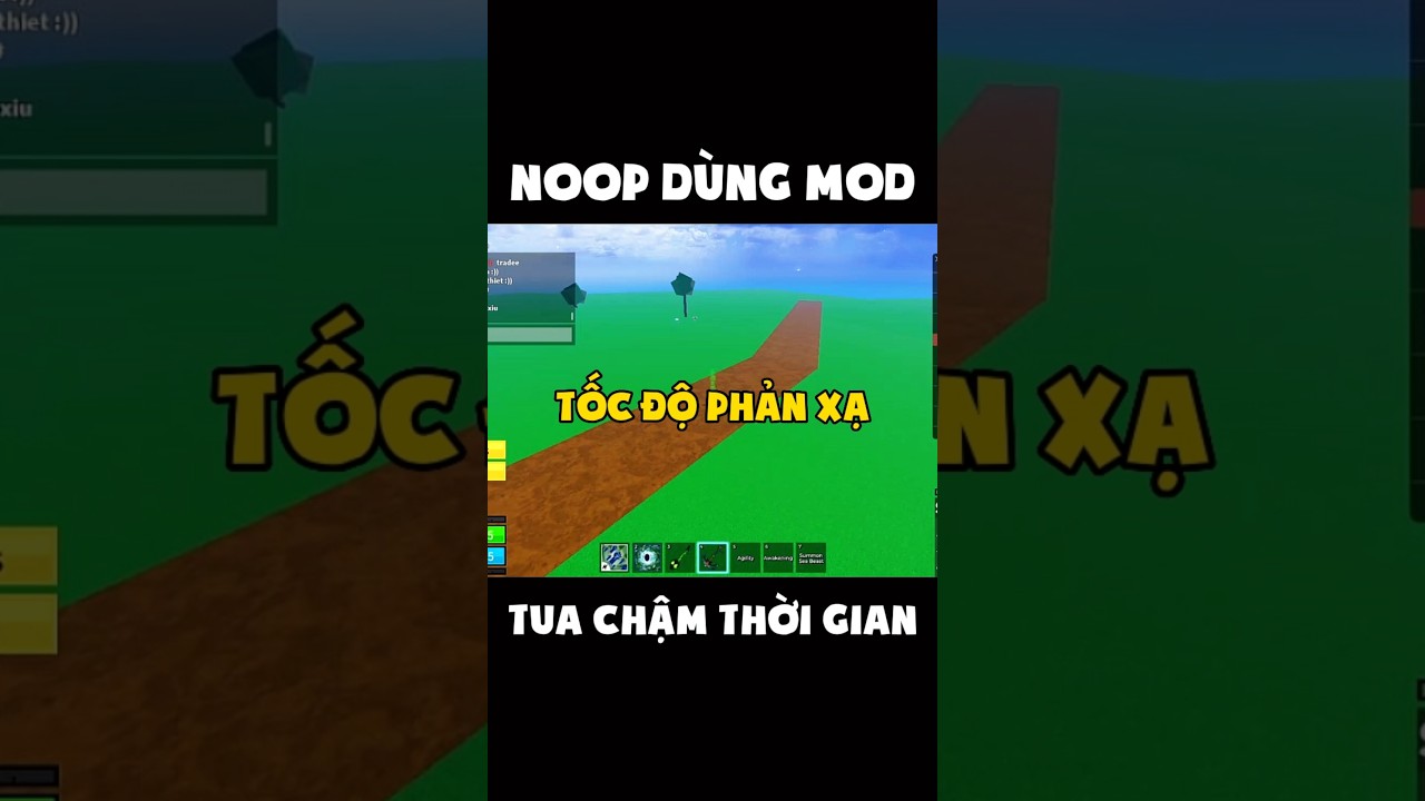 Hack tua chậm thời gian trong bloxfruit 