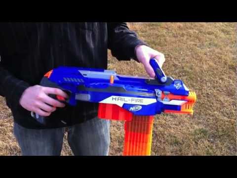 Nerf N-Strike Elite Hail-Fire - Range Test (Stock)