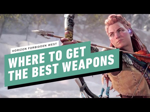 Horizon Forbidden West: The Best Weapons
