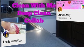 Clean With Me Power Hour Deep Cleaning Kitchen Edition Collab Check Out Life With May