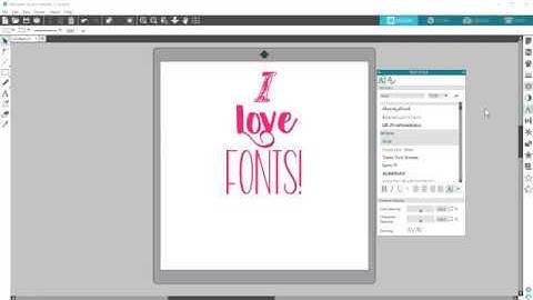 Font Access through Silhouette Studio®