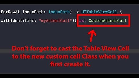 Table View Cell Demo (Friday 12-2-2016)