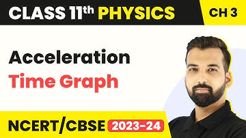 Class 11 Physics Chapter 3 |  Acceleration Time Graph - Motion in a Straight Line