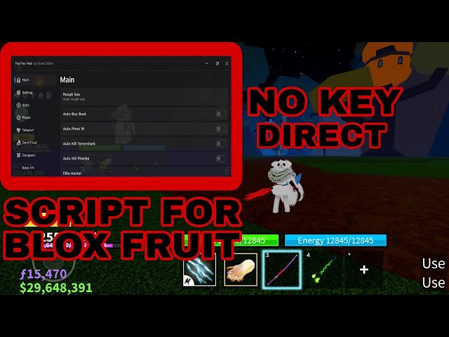 Desapego Games - Roblox > 🔥 Melhor Script do Blox Fruits⚡ Com Auto  Leviathan e Auto Espada Anchor ✔️