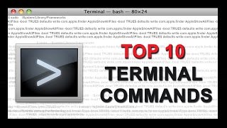 10 Terminal Commands That Every Mac User Should Know.✔