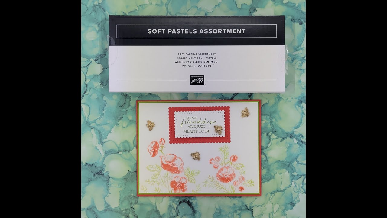 Shaded Summer Card Soft Pastel Card 