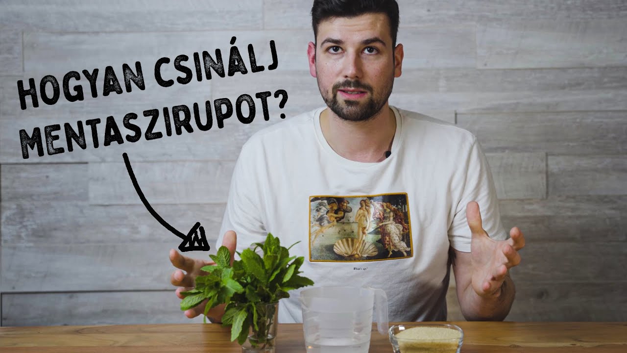 Hogyan csinálj mentaszirupot?