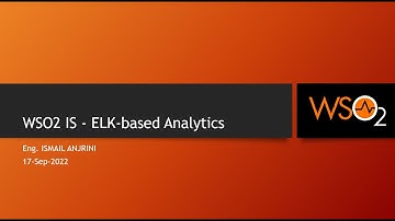 047 - WSO2 IS - ELK-based Analytics