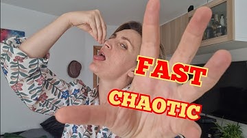 ASMR FAST AGGRESSIVE EATING Your NEGATIVE ENERGY + CHAOTIC Spit Painting #asmr #lofi #fast