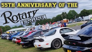55TH Mazda Rotary Anniversary Display held at JDM Combe RX7 7s day