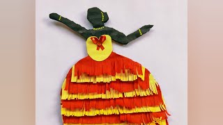 Dancing Doll Wall Decor Idea Wall Decor Idea From Cardboard