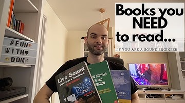 3 BOOKS YOU NEED TO READ... If You Are A Sound Engineer | Audio Tech | System Tech