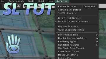 Second Life Tutorial - Enable SL viewer advanced menue featurers - ctrl+alt+d