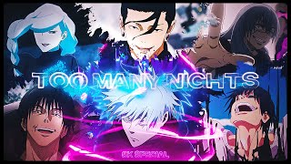 Too Many Nights Jujutsu Kaisen 5K Mep Amvedit4K