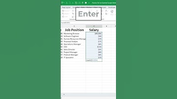 Adding Values in Excel with the SUM Function #shorts #exceltips #microsoft
