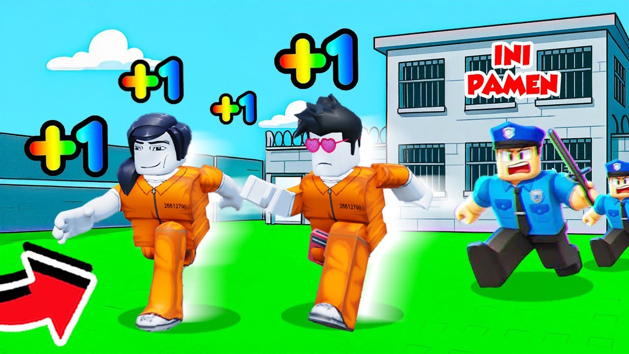 SERU!!! KITA LARI DII PENJARA PALING KETAT DAN MEMATIKAN DI ROBLOX!!! +1 Speed Prison Escape