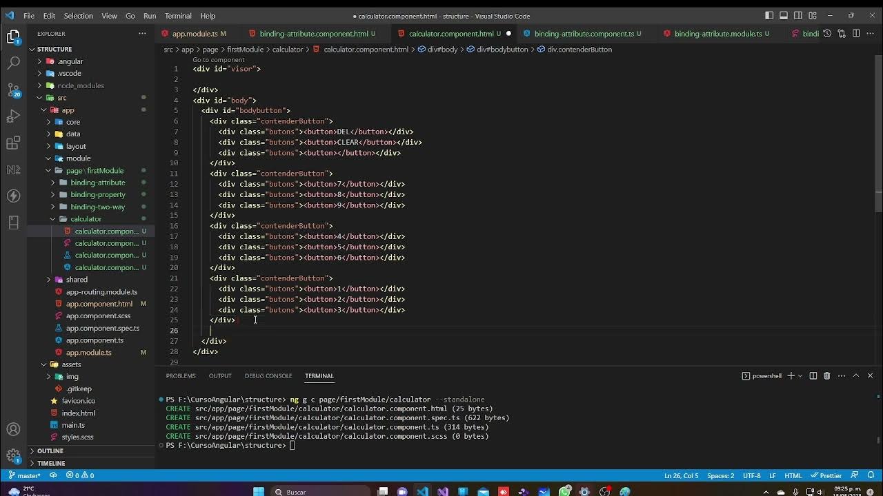 18 Calculadora en angular part 1 - YouTube