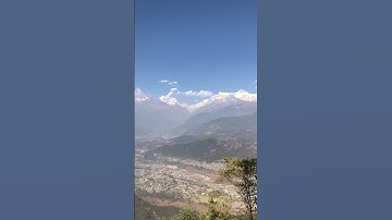 Pokhara view from Sarankot #shorts #youtubeshorts