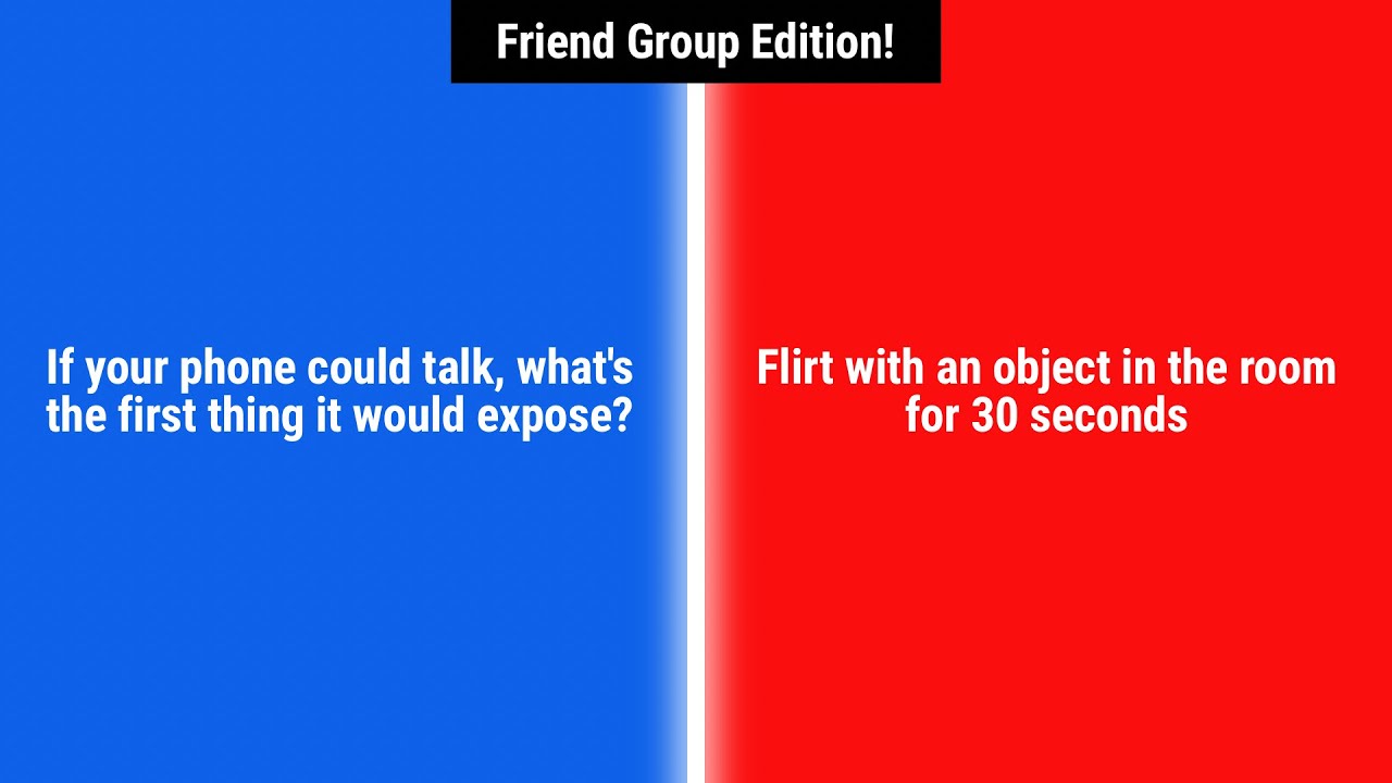 Truth Or Dare (Friend Group Edition) 😊😱🎯 #1 | Interactive Game 