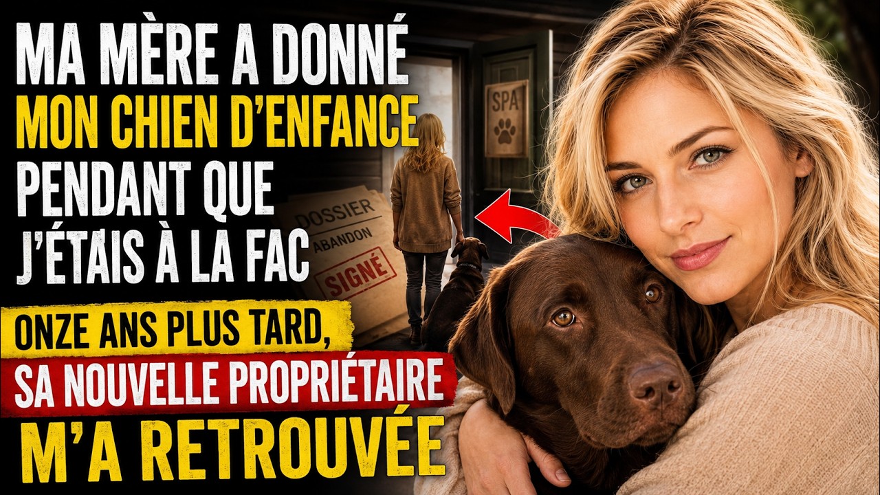 Le soir où le message est arrivé, je rentrais d’une longue journée de clinique, encore les mains désinfectées. Une inconnue m’écrivait : « Je crois que j’ai eu votre chien pendant 11 ans. » Depuis...