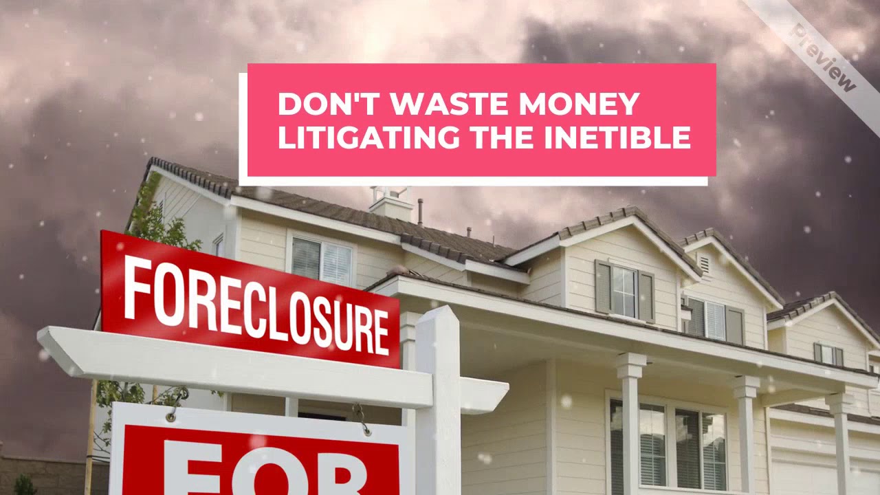 FORECLOSURE v SHORT SALES YouTube