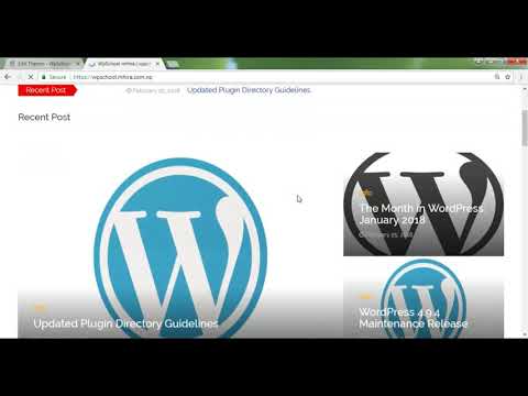 Install Magazine Newspaper, Change "footer" text - WpSchool mHira