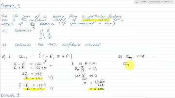 Specialist Mathematics - U4T3 - Sample means and confidence intervals - Video 7