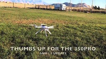 WALKERA QR X350 PRO 1.5 UPDATE FLIGHT REVIEW  WWW.WALKERA-RCNEWSKY.COM