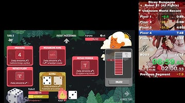 [WR] Dicey Dungeons: Robot E1 (All Fights, PC) Speedrun in 11:33