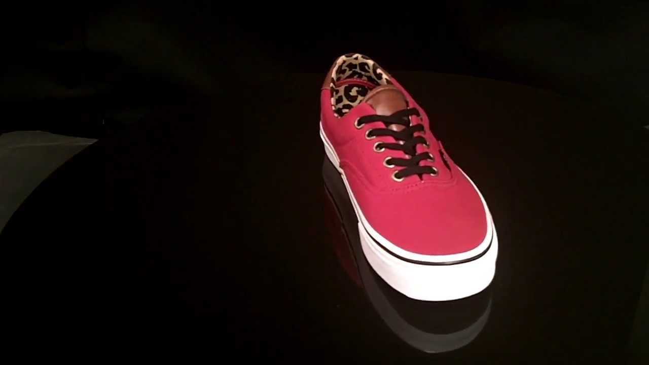 vans era 59 red leopard